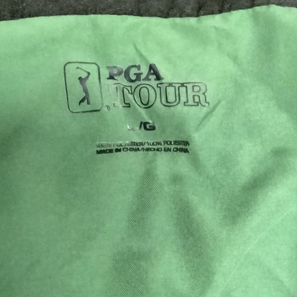 PGA Tour Pull Over Windbreaker Jacket Quarter Zip - Picture 2 of 3
